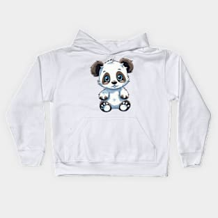 Cuteness overload with this adorable baby panda cartoon Kids Hoodie